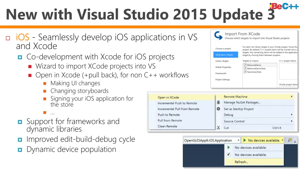 new with visual studio 2015 update 3 2