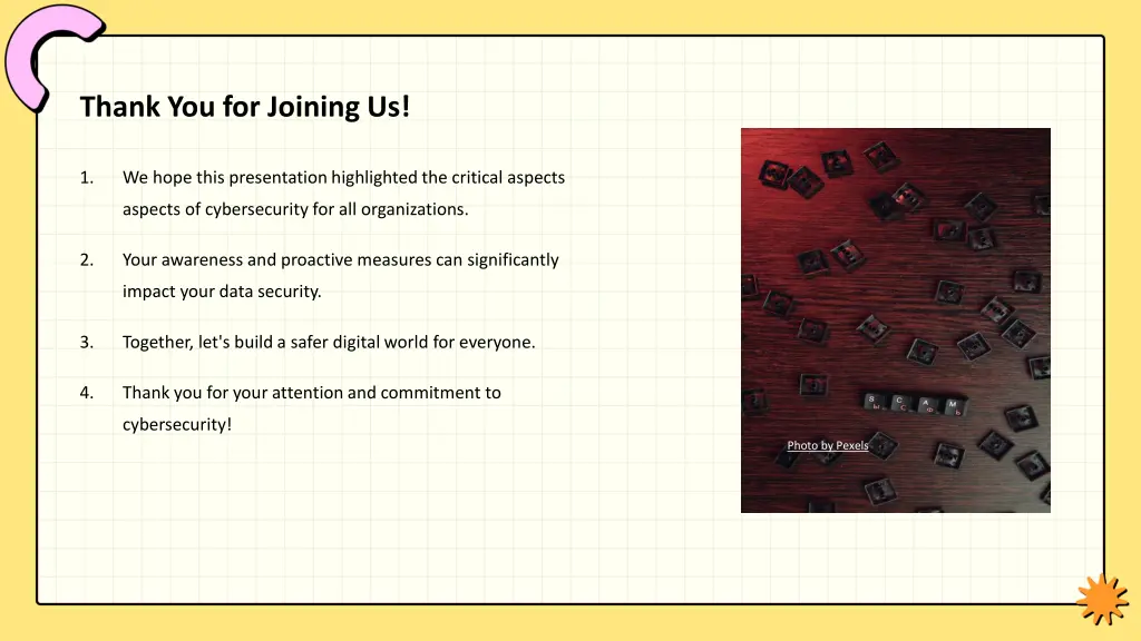 thank you for joining us