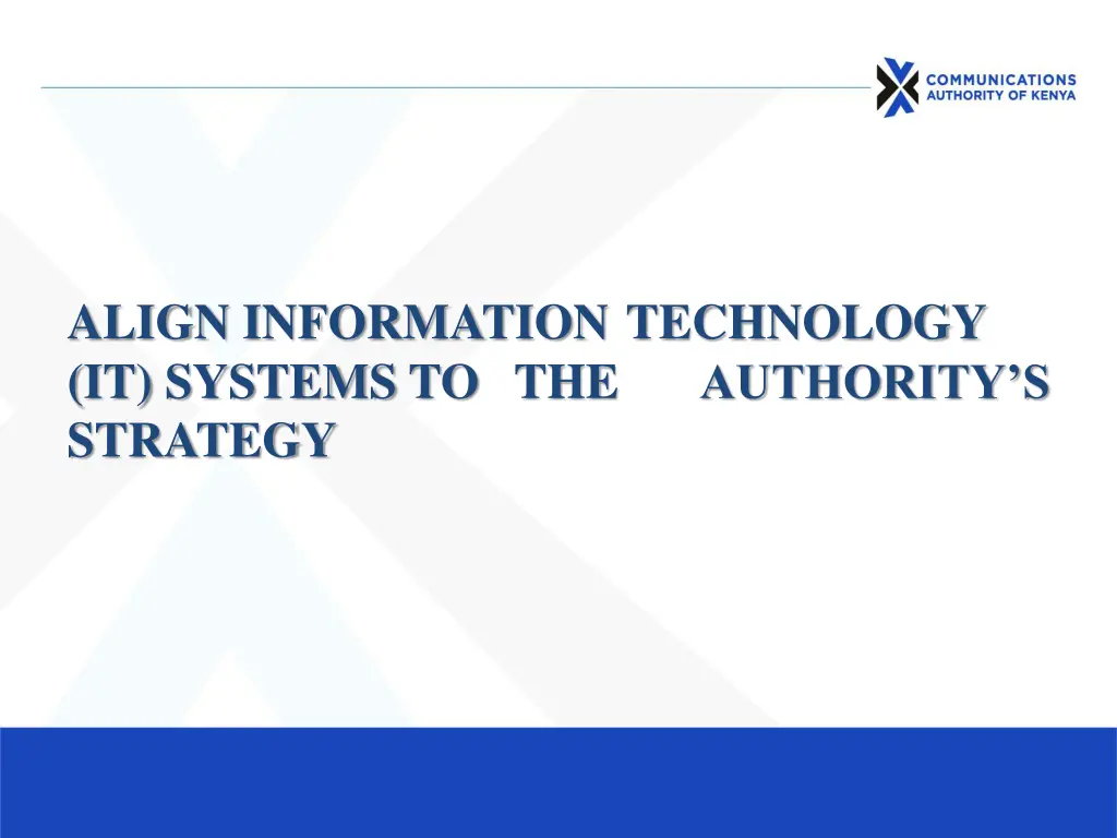 align information technology it systems