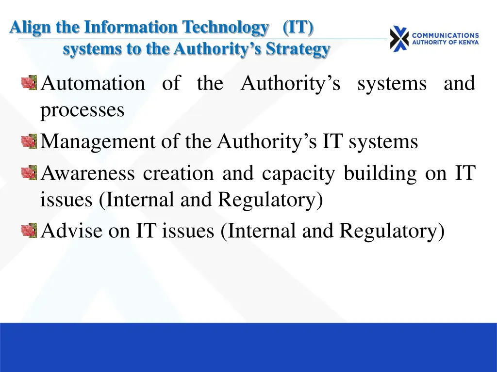align the information technology it systems