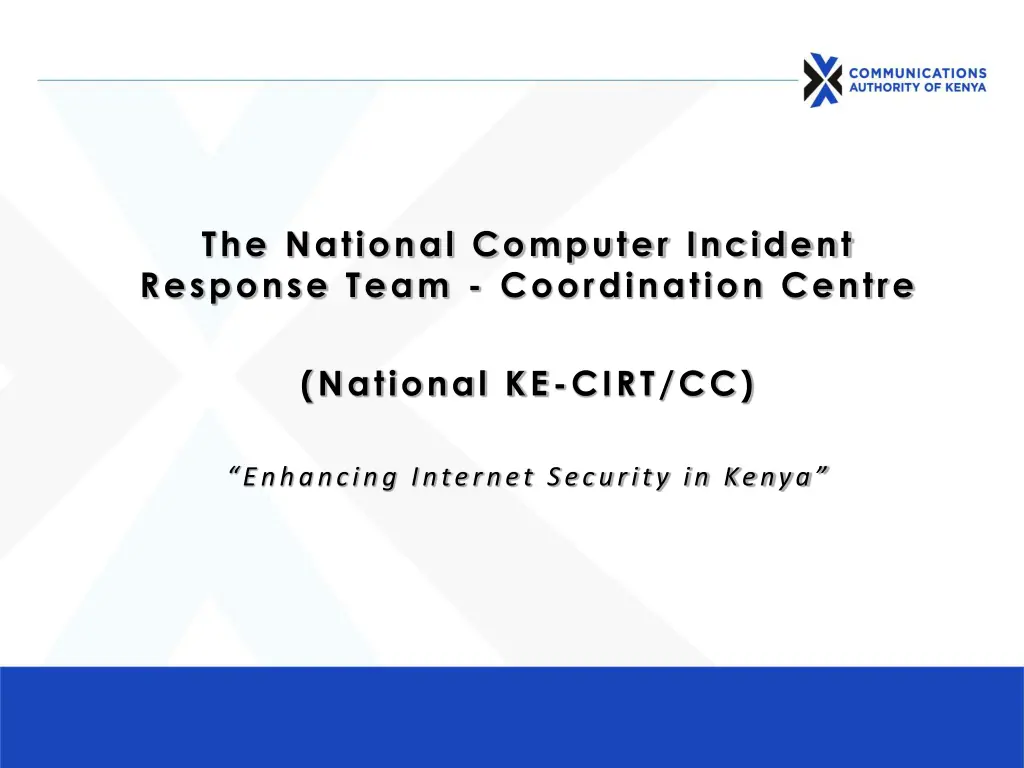 the national computer incident response team