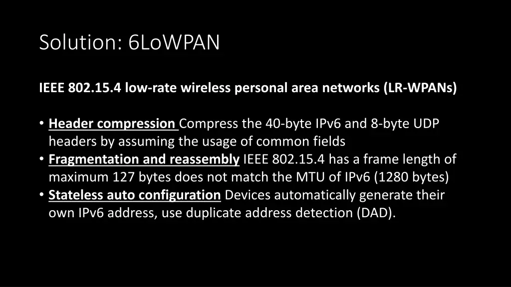 solution 6lowpan 1