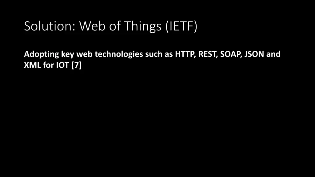 solution web of things ietf