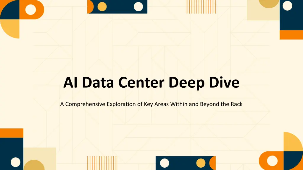 ai data center deep dive