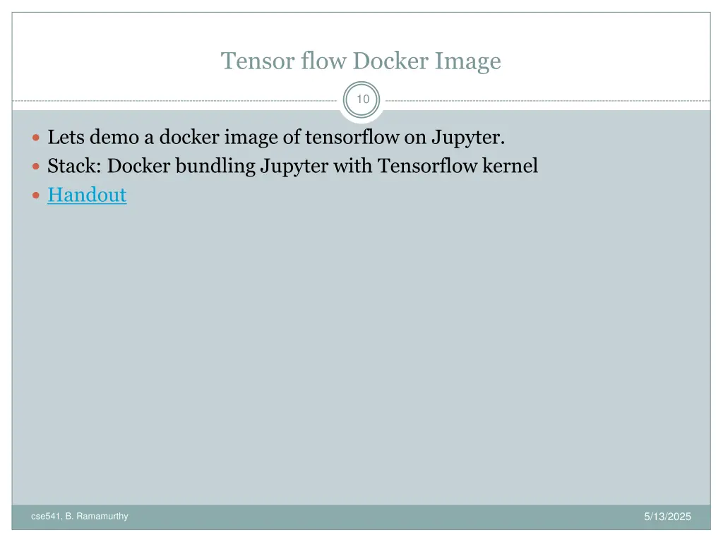 tensor flow docker image