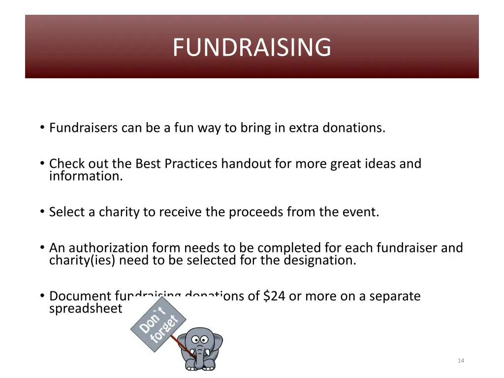 fundraising