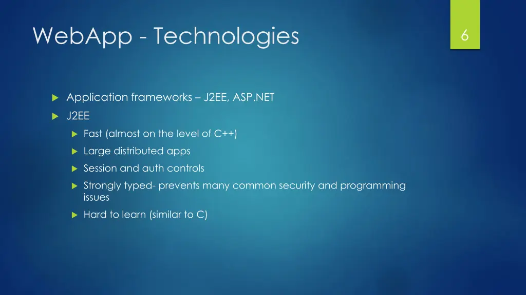 webapp technologies 3