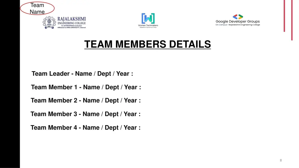 team name 7