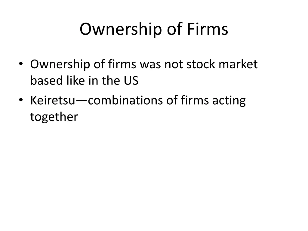 ownership of firms