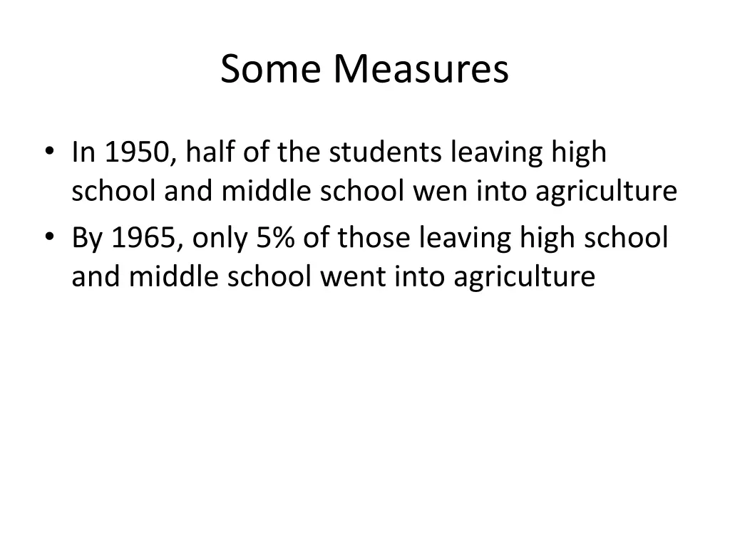 some measures