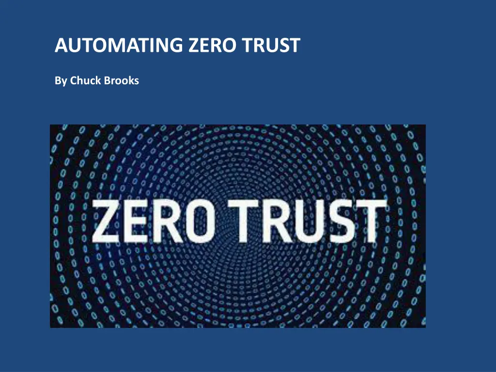 automating zero trust