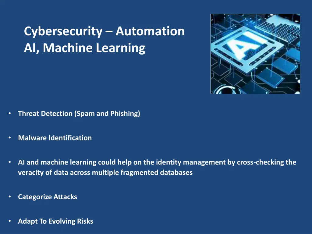 cybersecurity automation ai machine learning 1