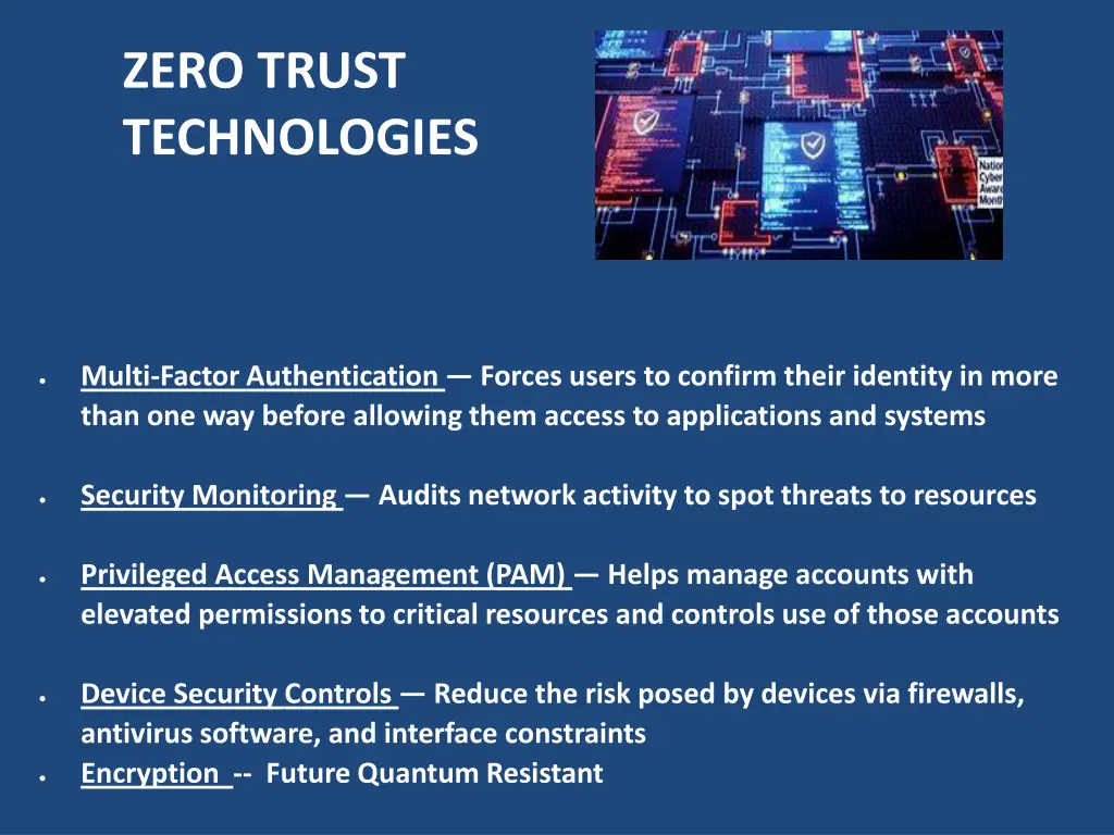 zero trust technologies