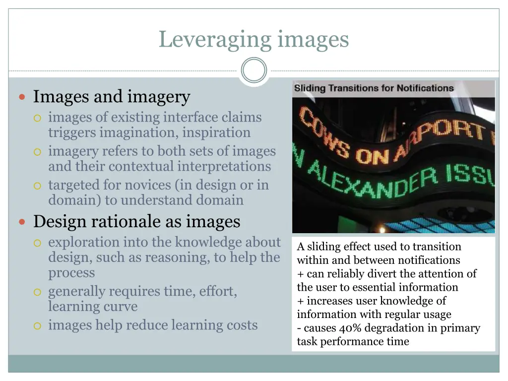 leveraging images