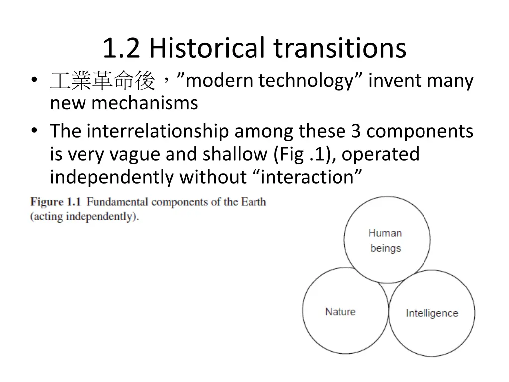 1 2 historical transitions modern technology