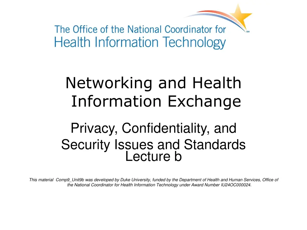 networking and health information exchange
