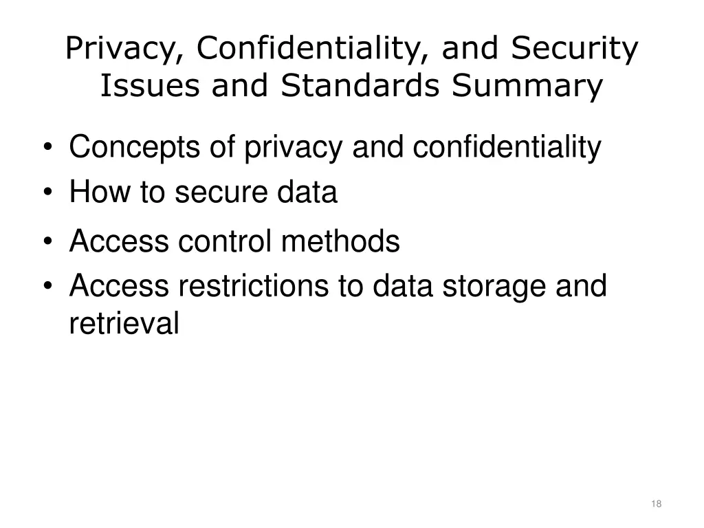 privacy confidentiality and security issues 1