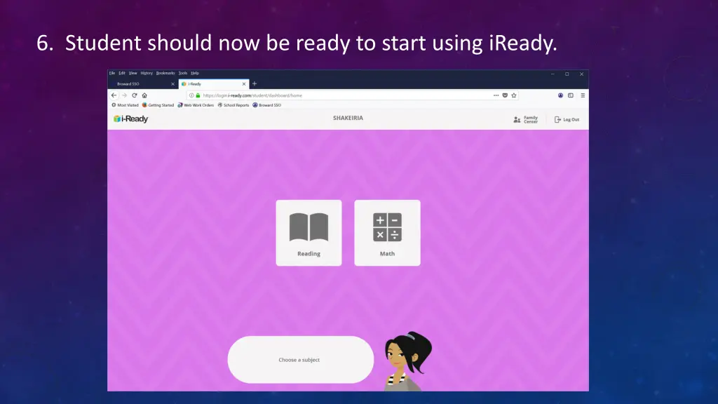 6 student should now be ready to start using