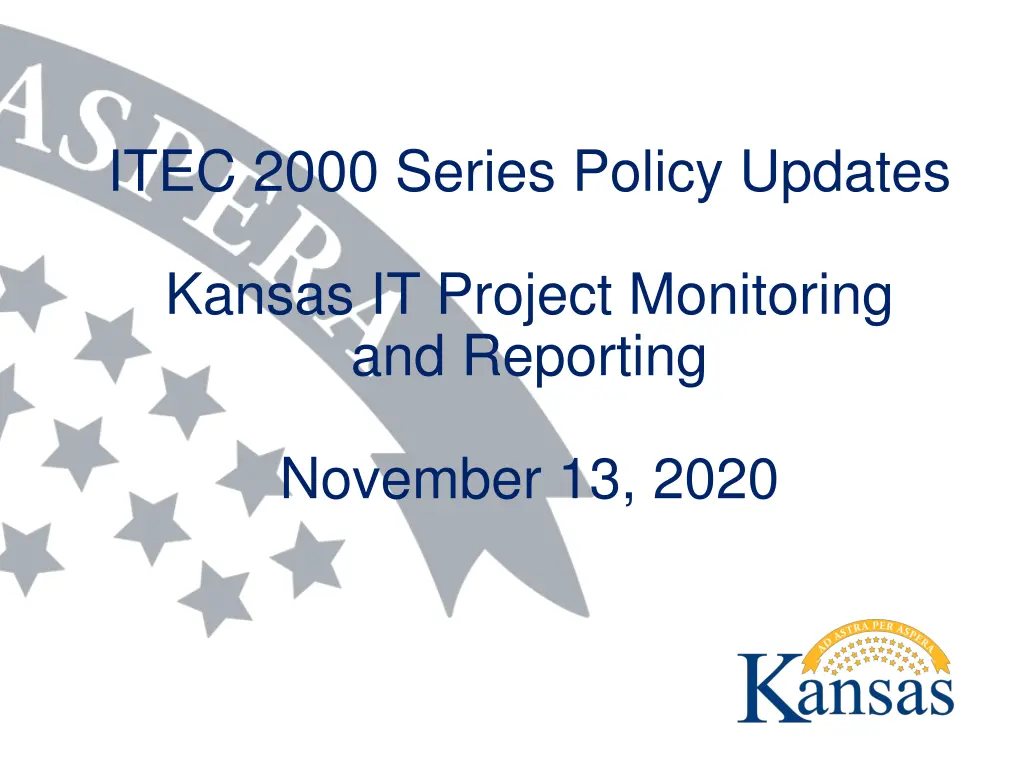 itec 2000 series policy updates