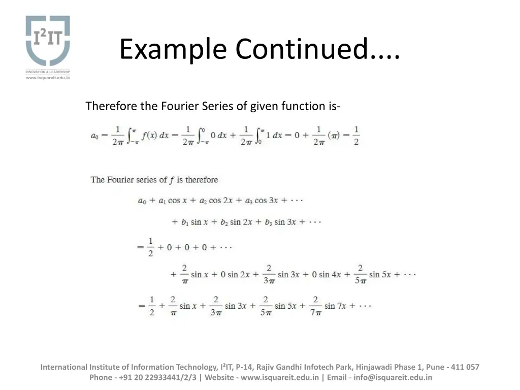 example continued 1