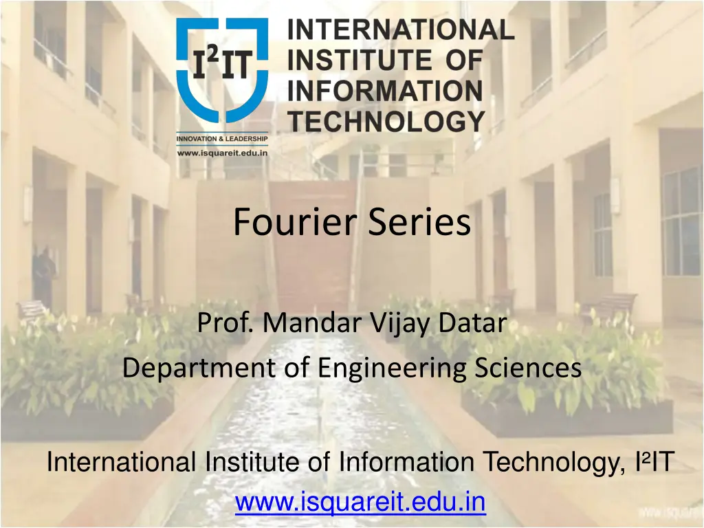 fourier series
