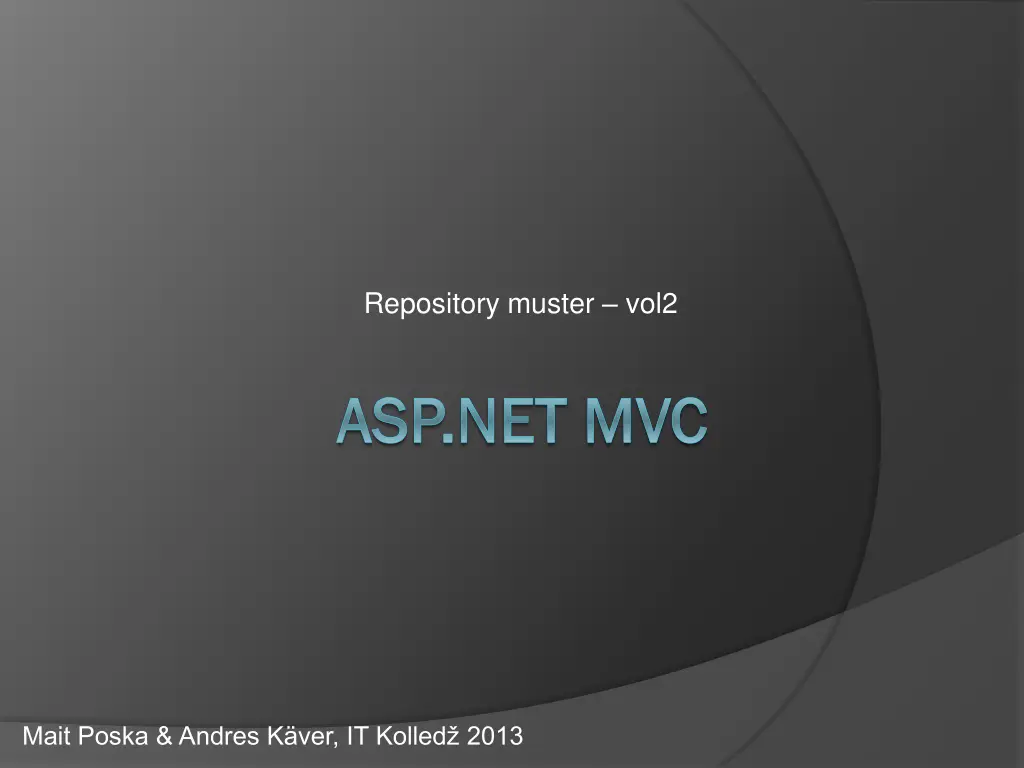 repository muster vol2