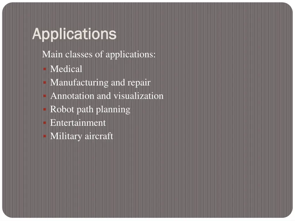 applications applications
