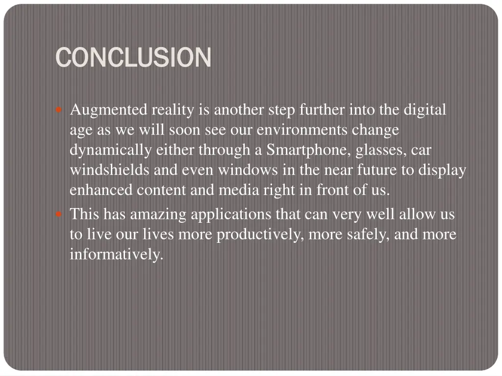 conclusion conclusion
