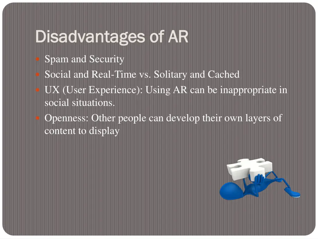 disadvantages of ar disadvantages of ar