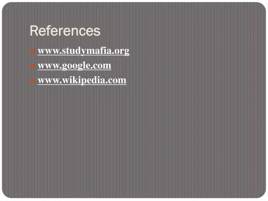 references references