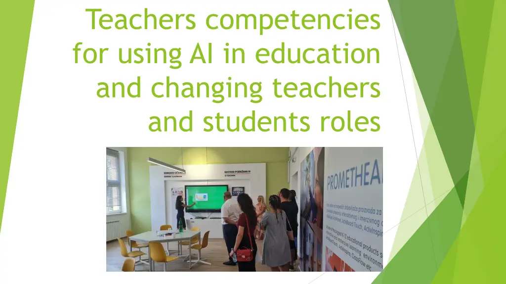 teachers competencies for using ai in education
