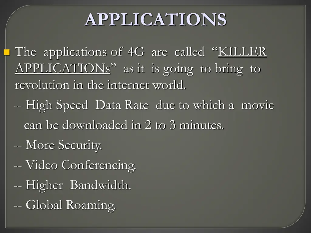 applications
