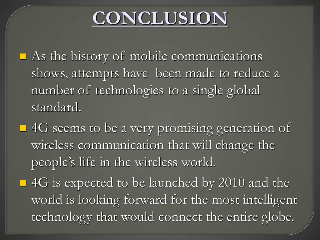 conclusion