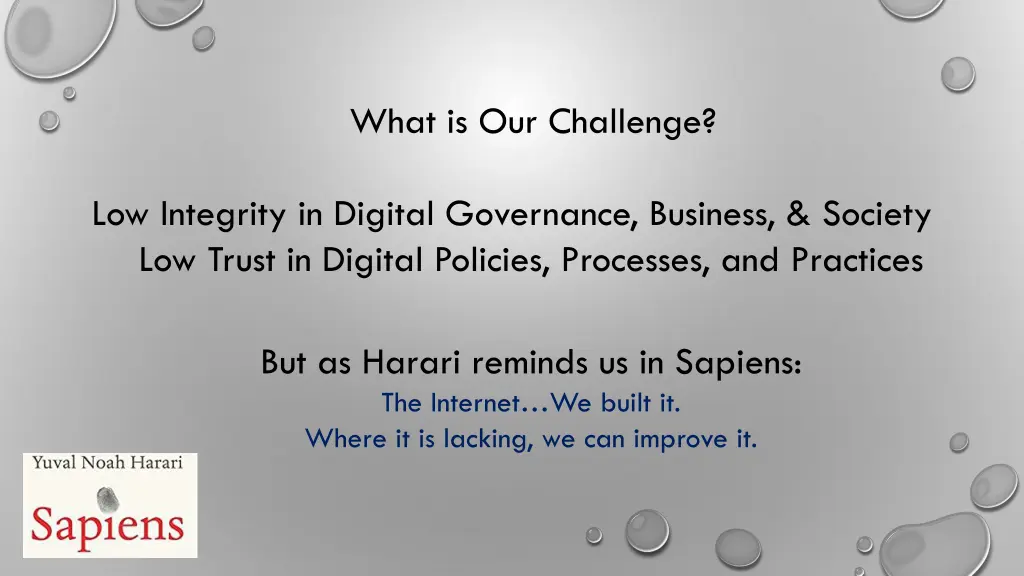 what is our challenge