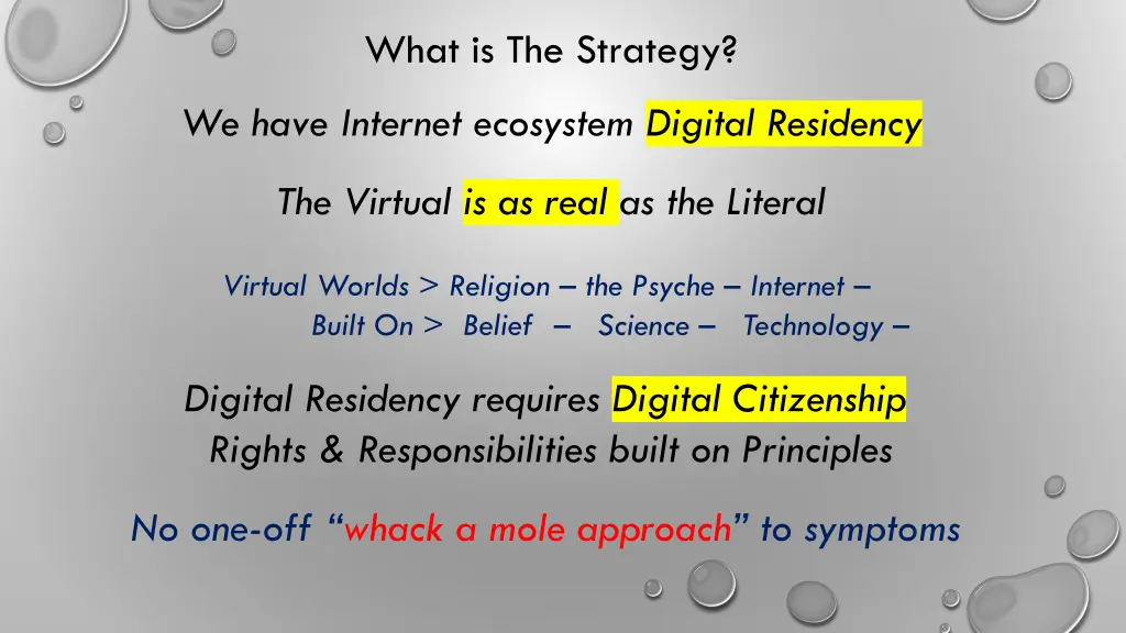 what is the strategy
