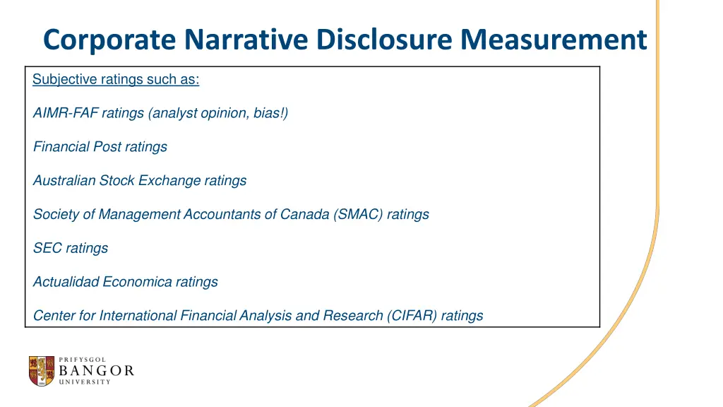 corporate narrative disclosure measurement 2