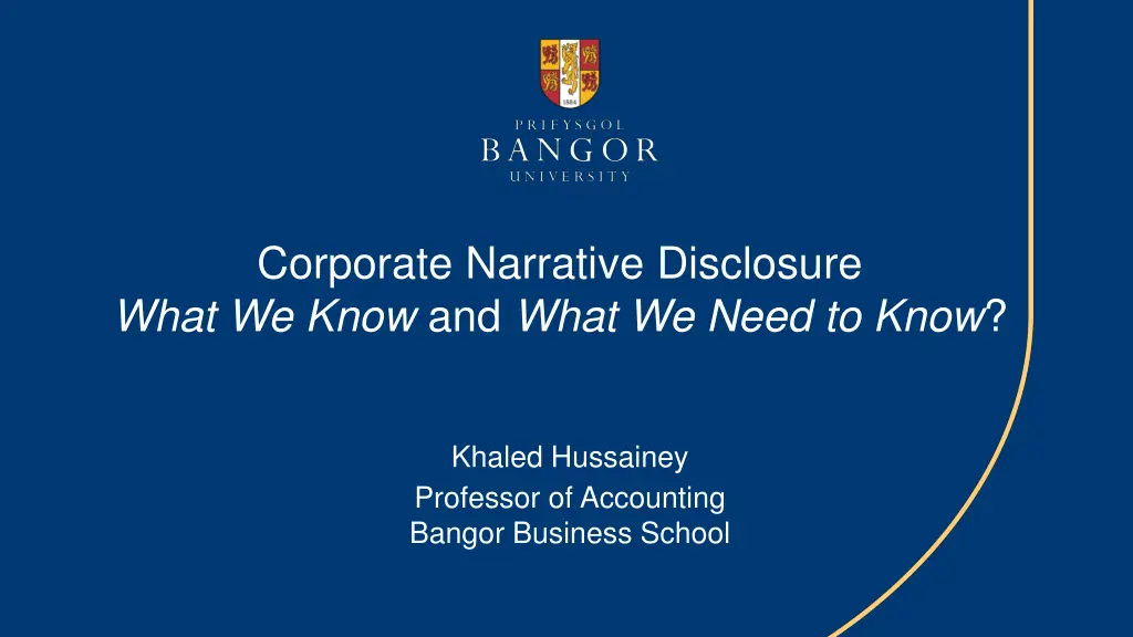 corporate narrative disclosure what we know