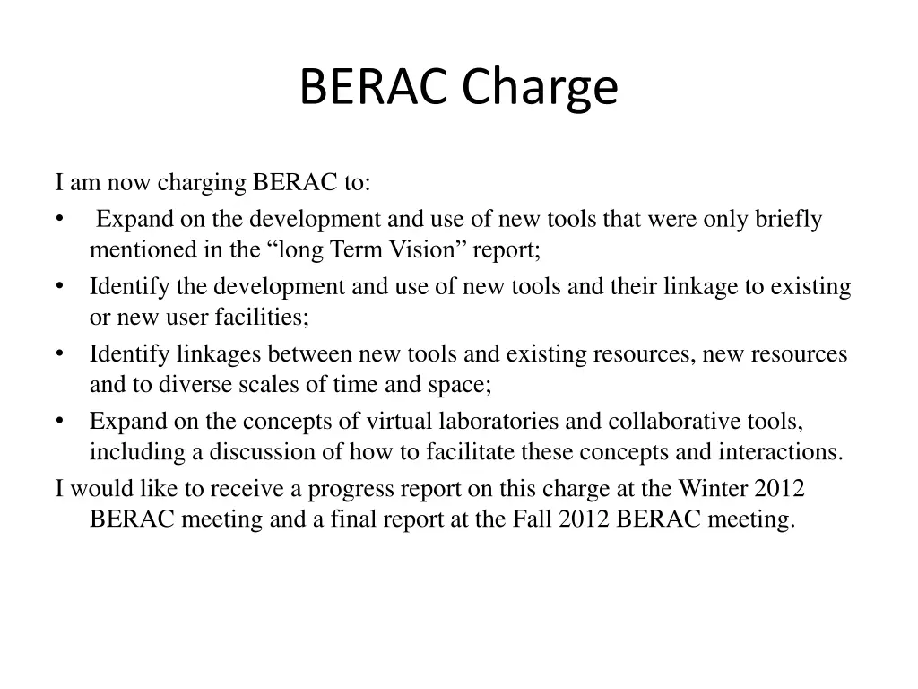 berac charge 1