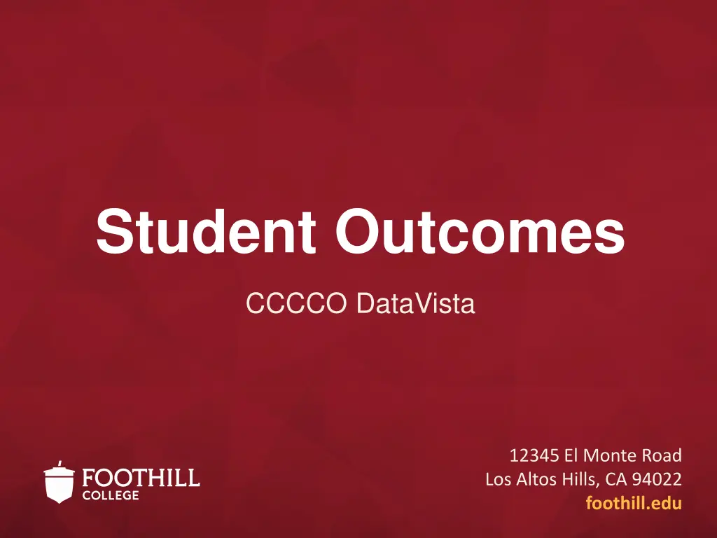 student outcomes