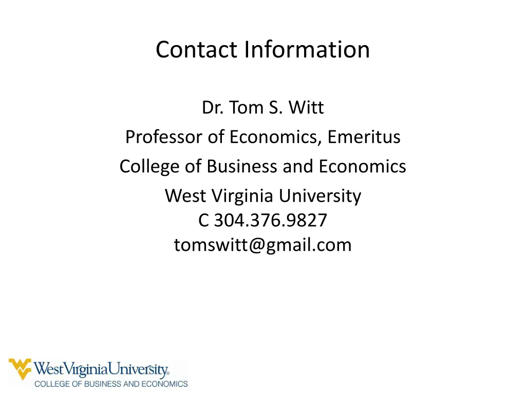 contact information