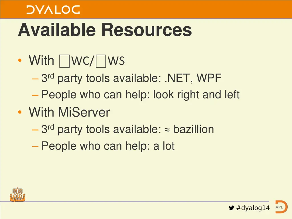 available resources