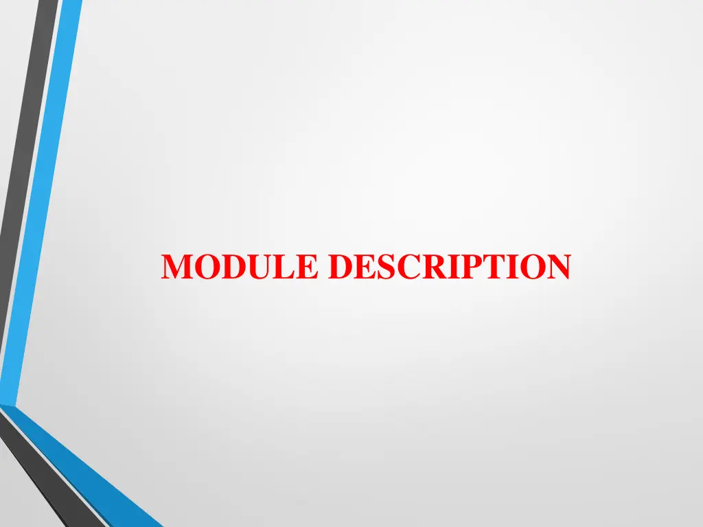 module description