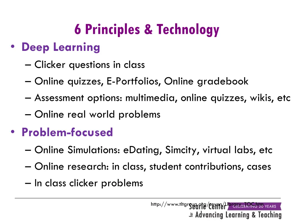 6 principles technology