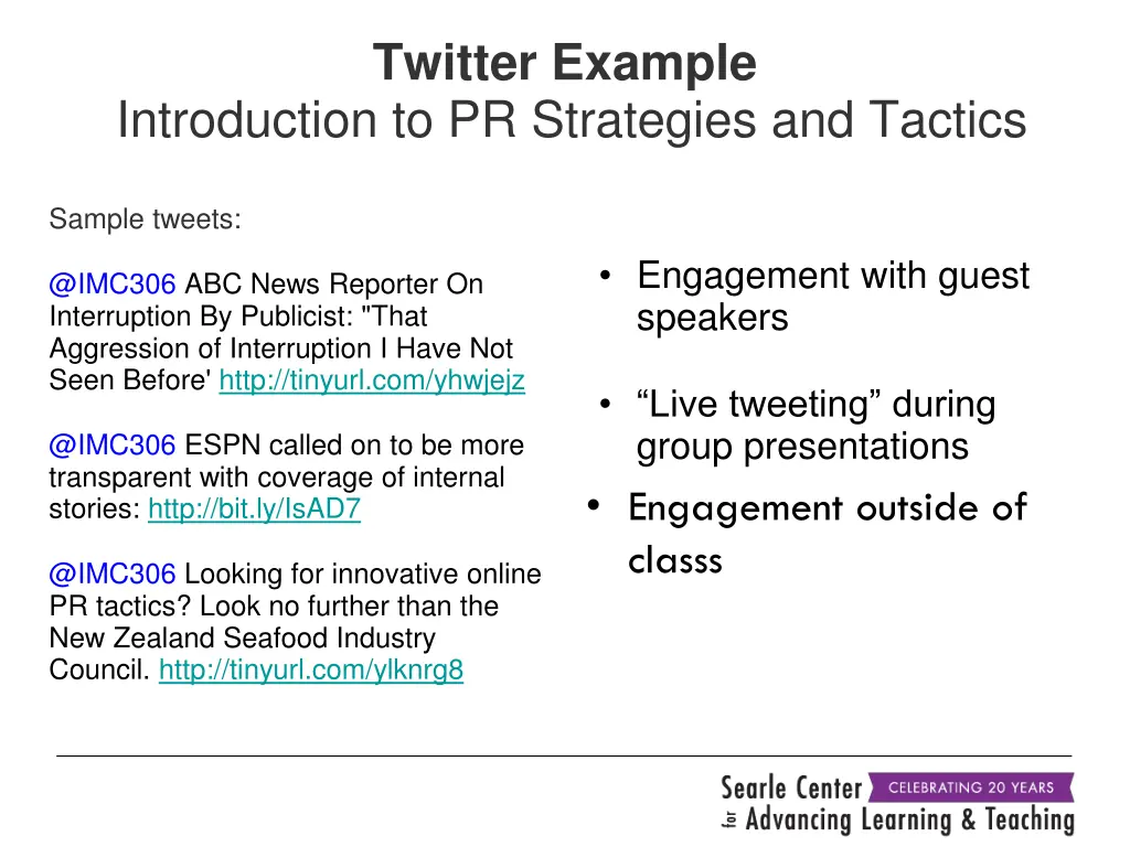 twitter example