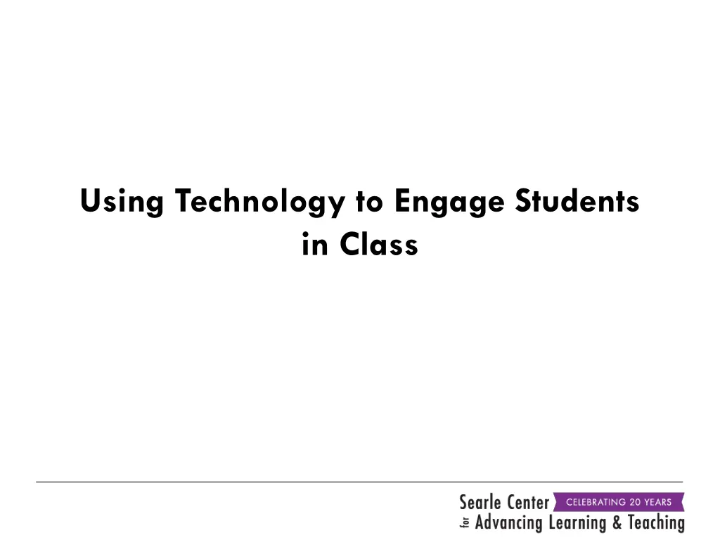 using technology to engage students in class