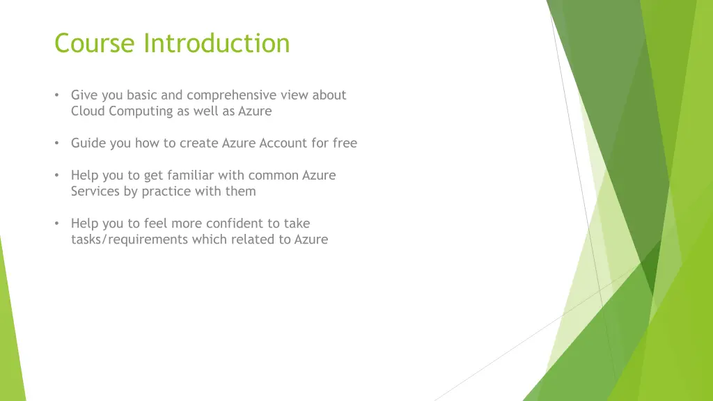 course introduction