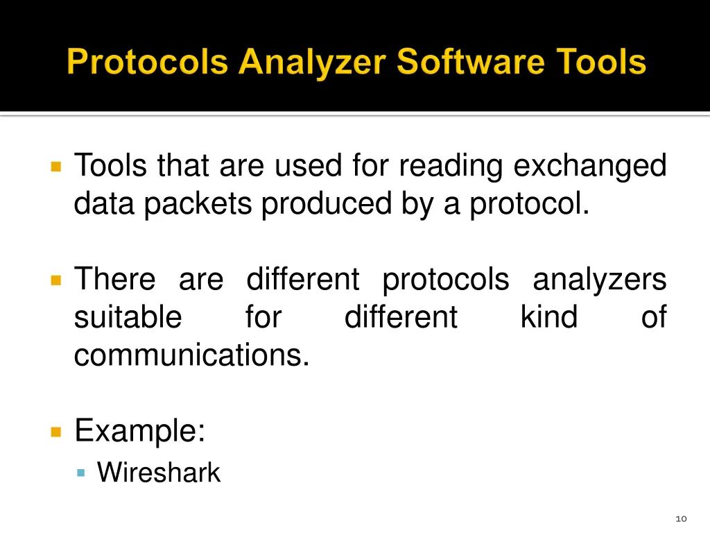 tools that are used for reading exchanged data