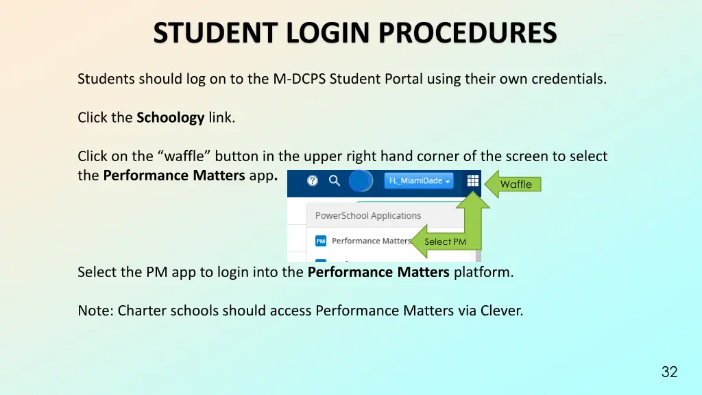 student login procedures