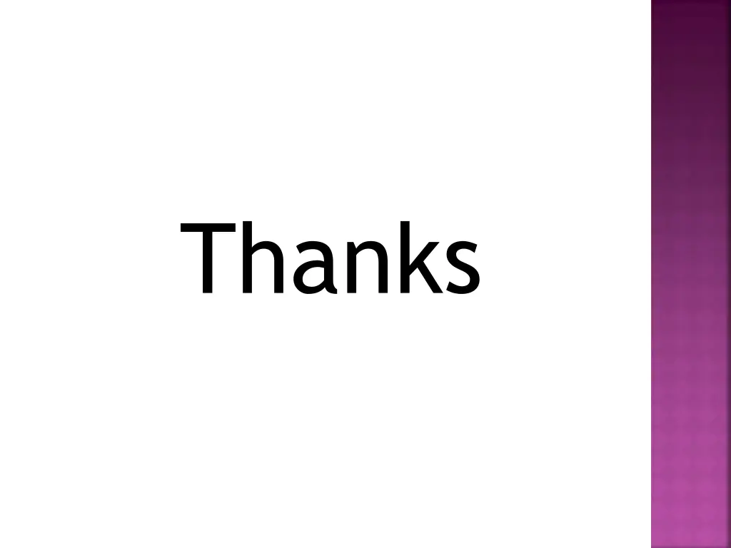 thanks