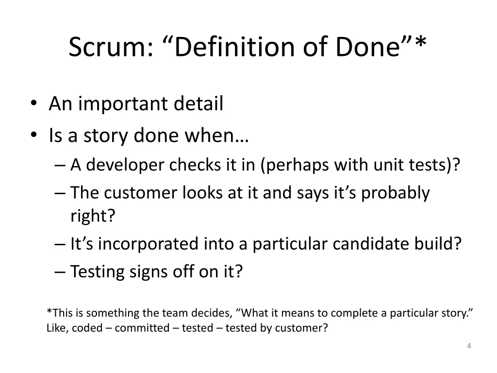 scrum definition of done 1